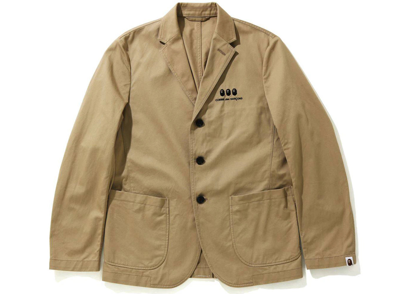 BAPE x CDG Tailored Jacket Jacket Beige