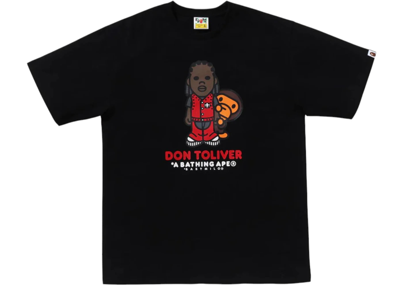 BAPE x Cactus Jack x Don Toliver Milo Tee Black
