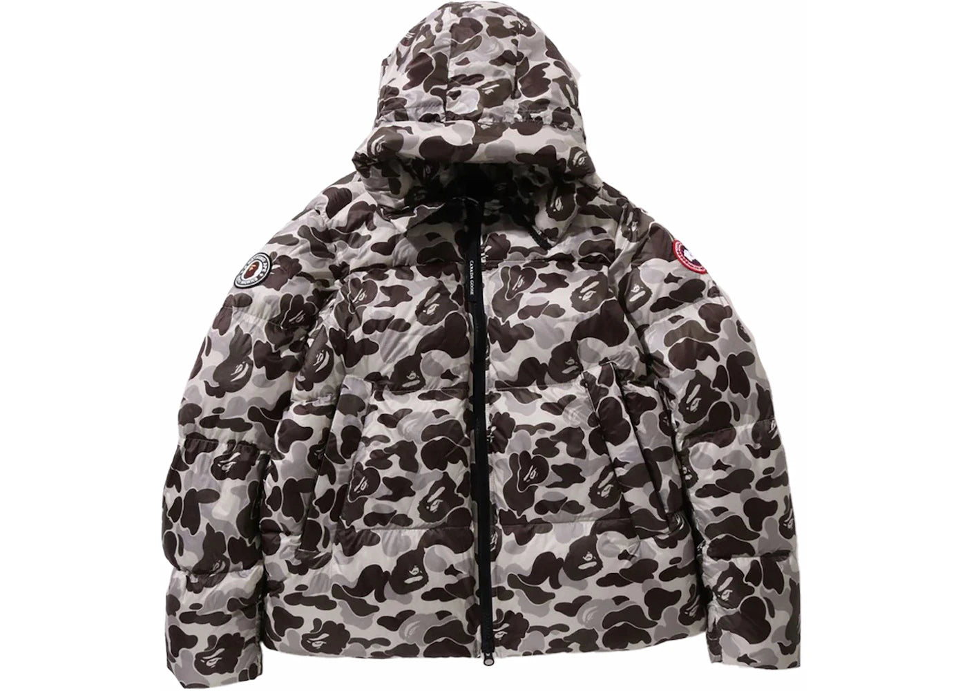 BAPE x Canada Goose Crofton Puffer Jacket Grey