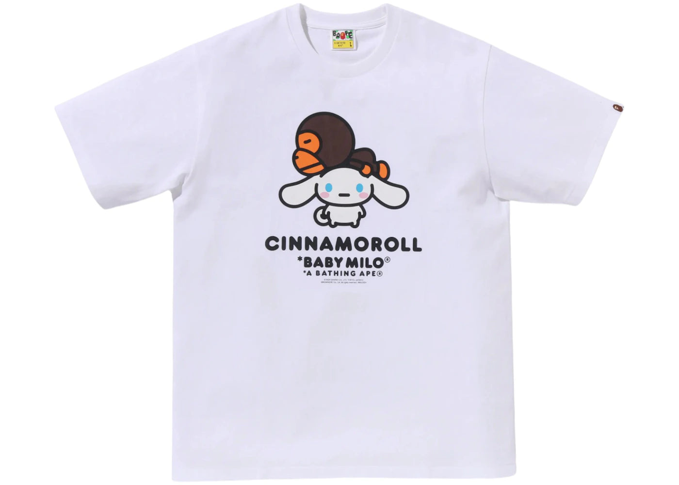 BAPE x Cinnamoroll Baby Milo Tee White