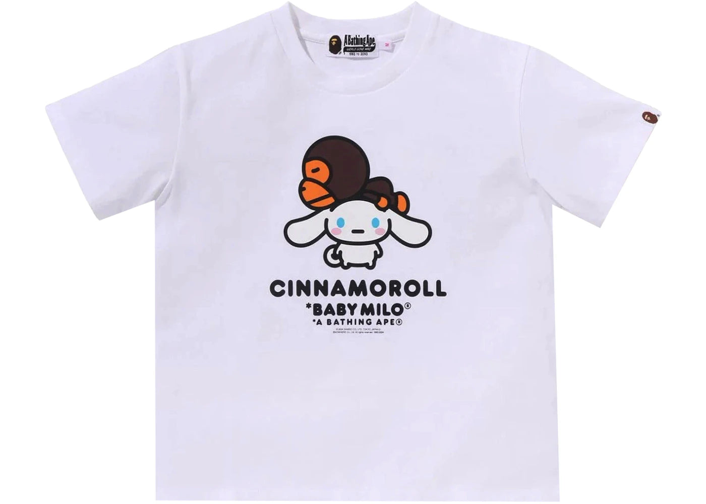 BAPE x Cinnamoroll Women's Baby Milo Tee White