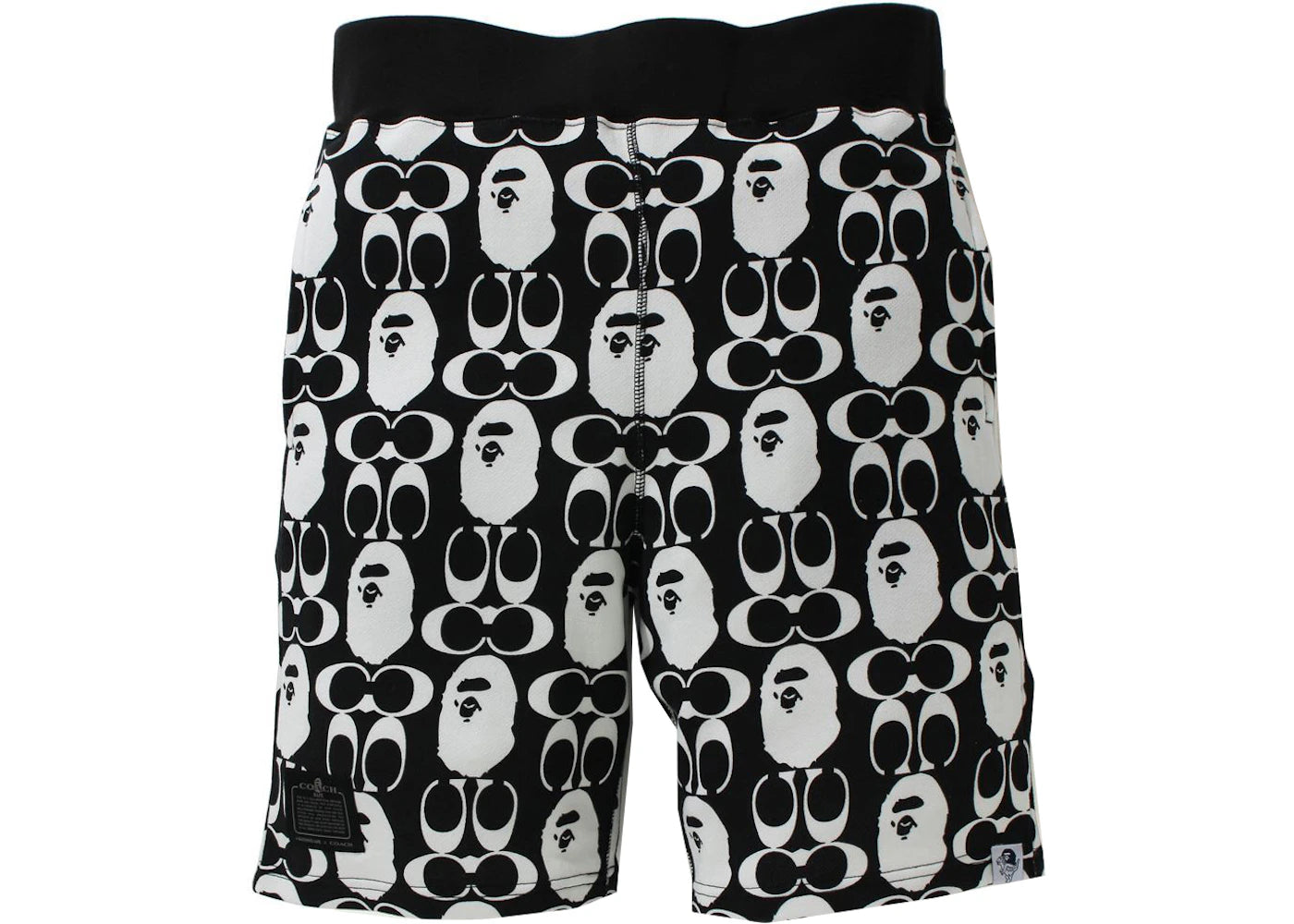 BAPE x Coach Sweat Shorts Black