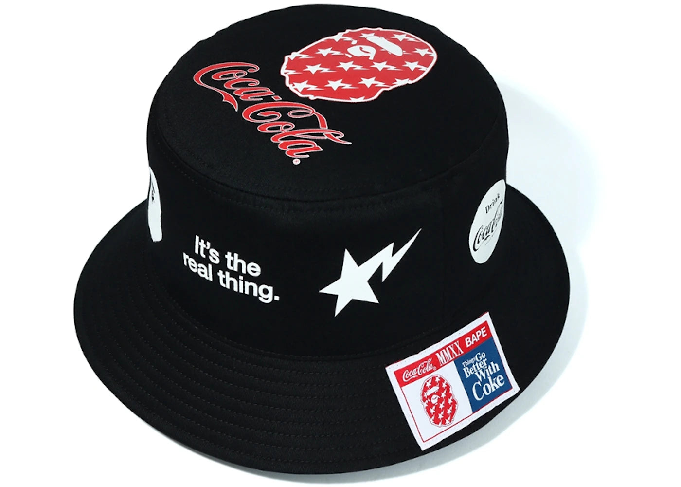 BAPE x Coca Cola Bucket Hat Black