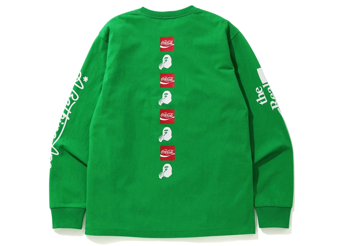 BAPE x Coca Cola L/S Tee Green