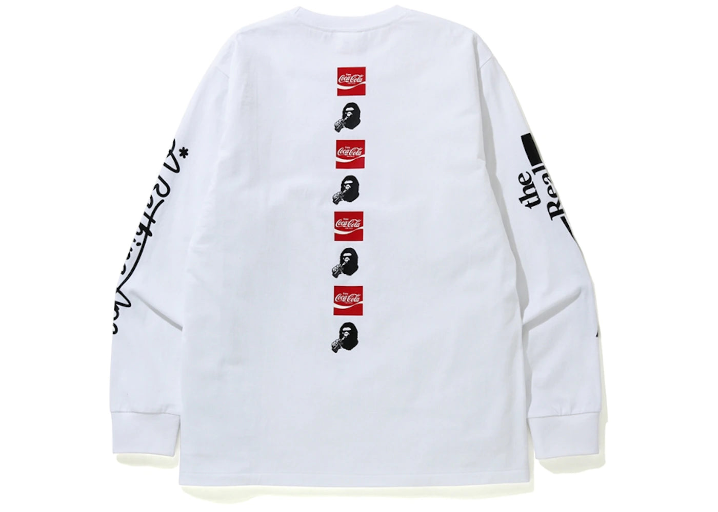 BAPE x Coca Cola L/S Tee White