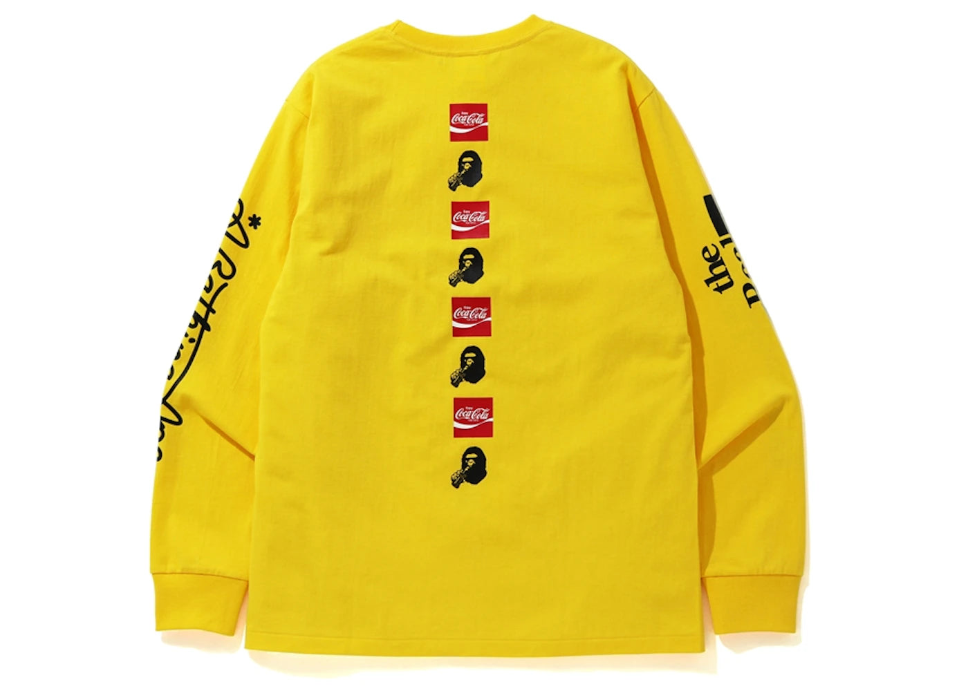 BAPE x Coca Cola L/S Tee Yellow