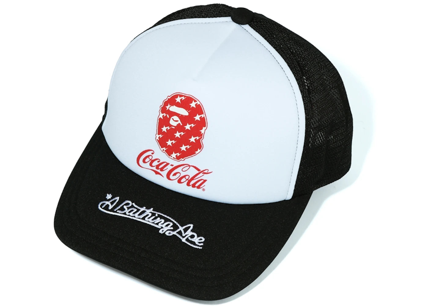 BAPE x Coca Cola Mesh Cap Black
