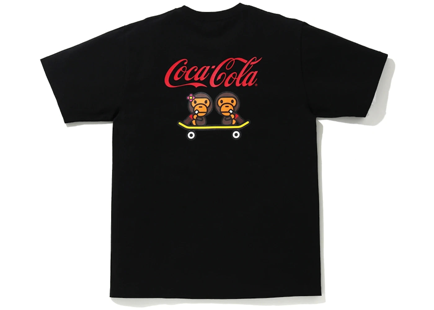 BAPE x Coca Cola Milo Skateboarding Tee Black