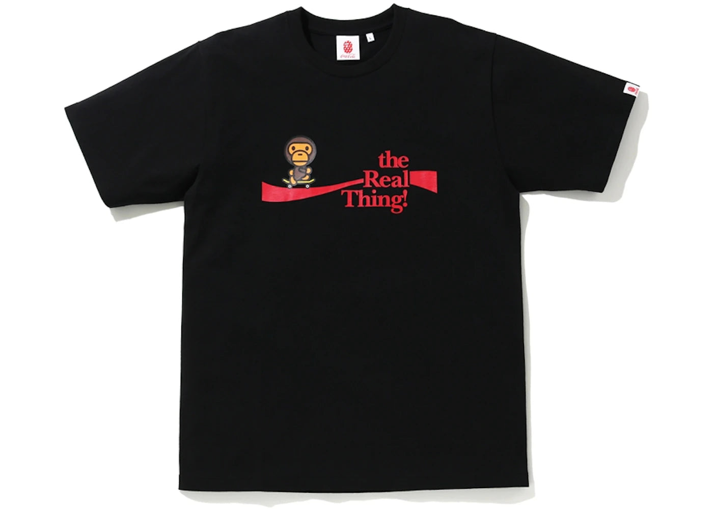 BAPE x Coca Cola Milo Skateboarding Tee Black