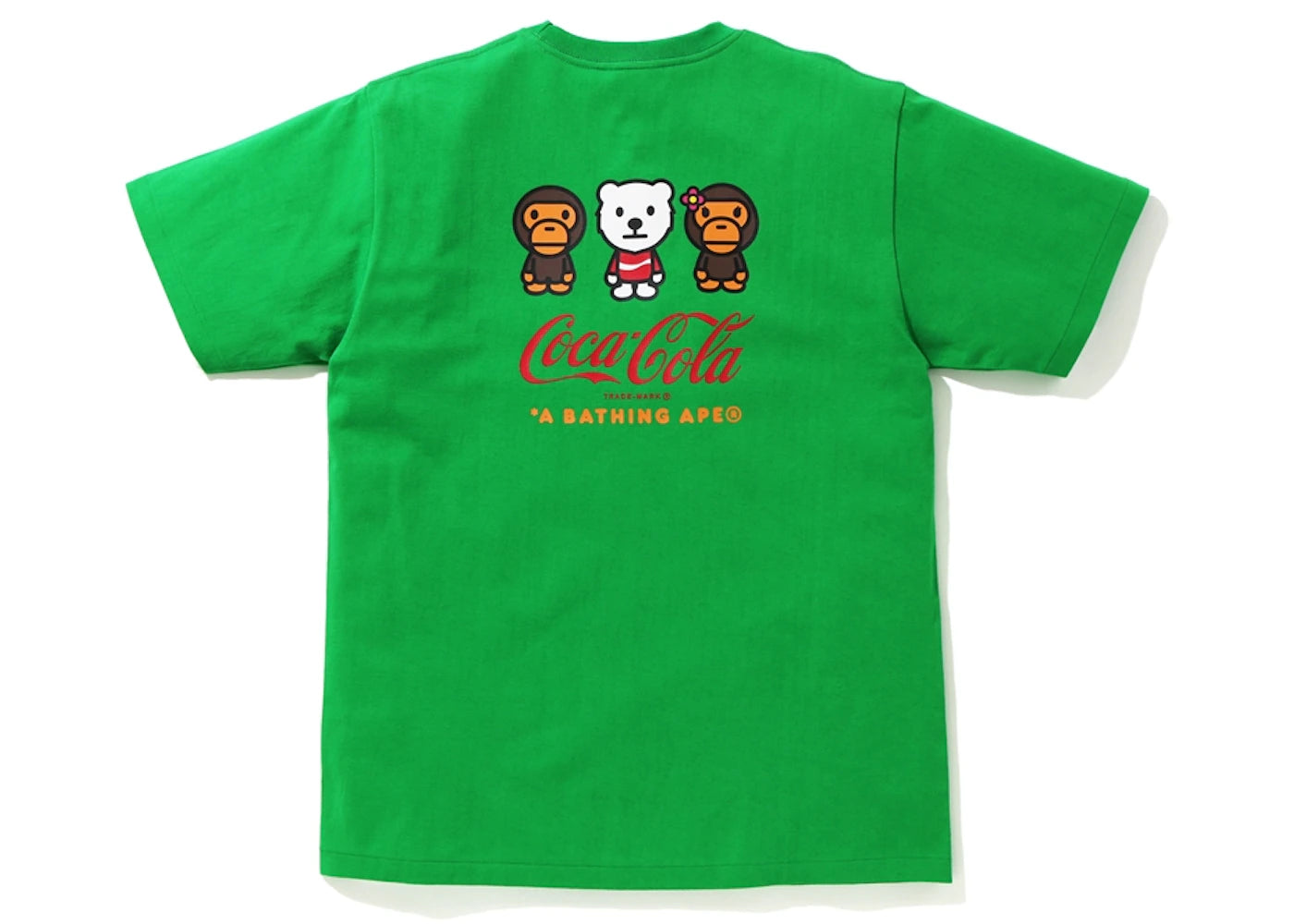 BAPE x Coca Cola Milo Sport Climbing Tee Green