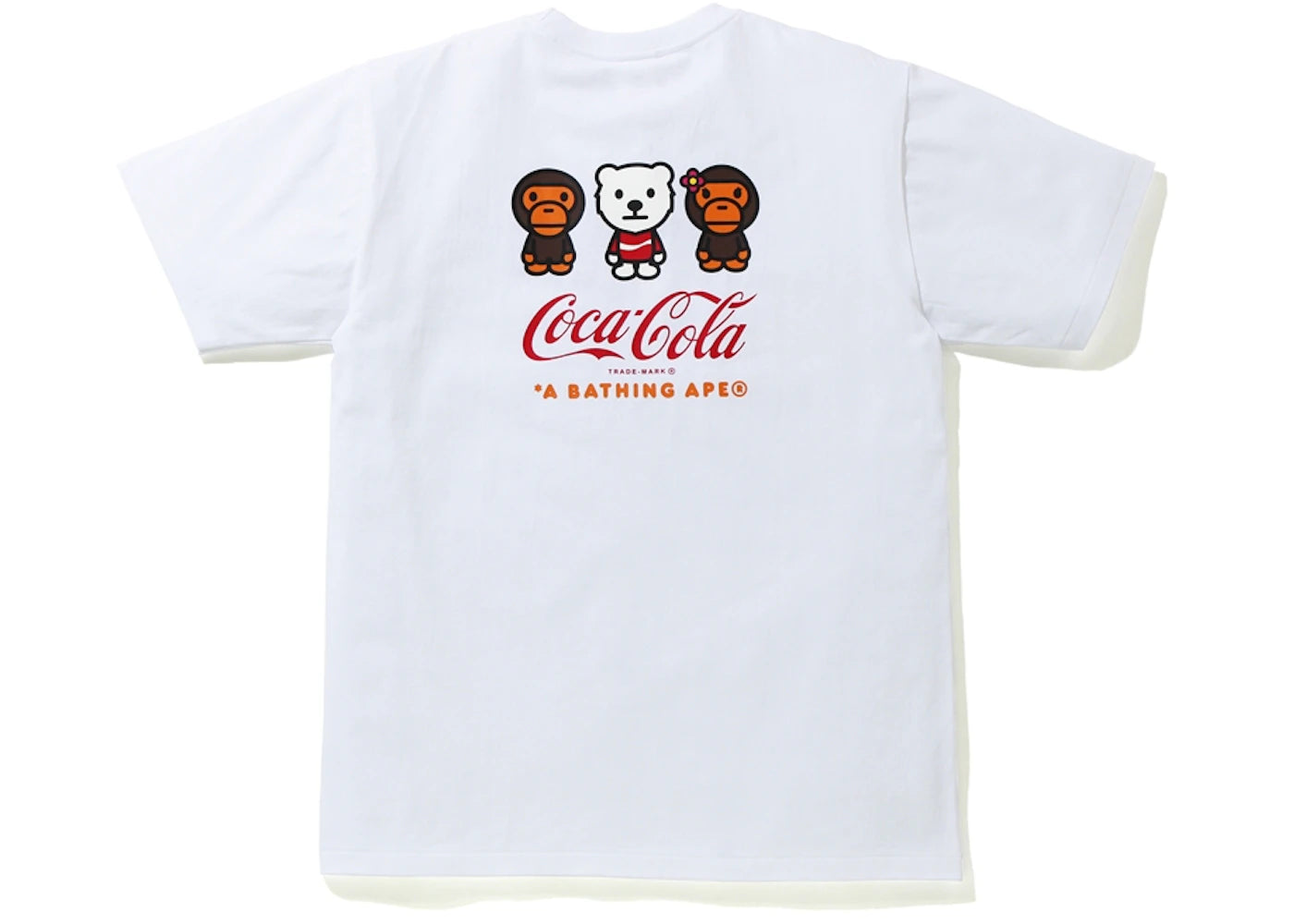 BAPE x Coca Cola Milo Sport Climbing Tee White