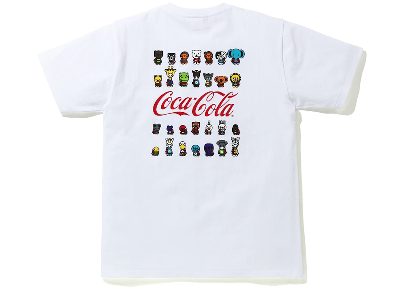 BAPE x Coca Cola Milo Surfing Tee White