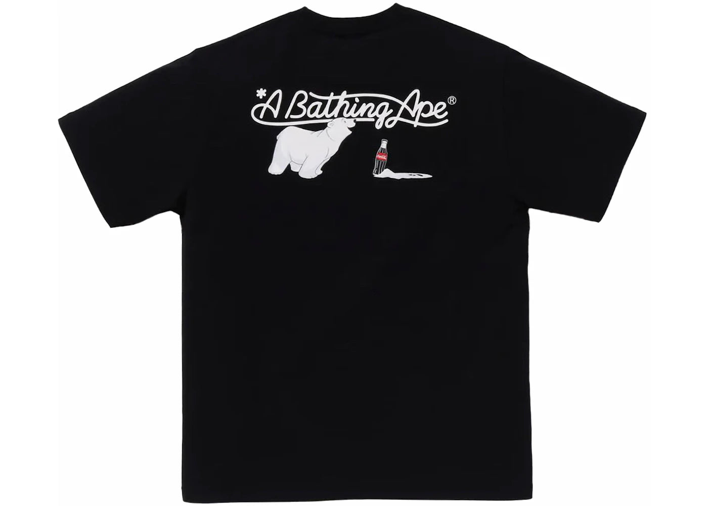 BAPE x Coca-Cola Polar Bear Tee Black