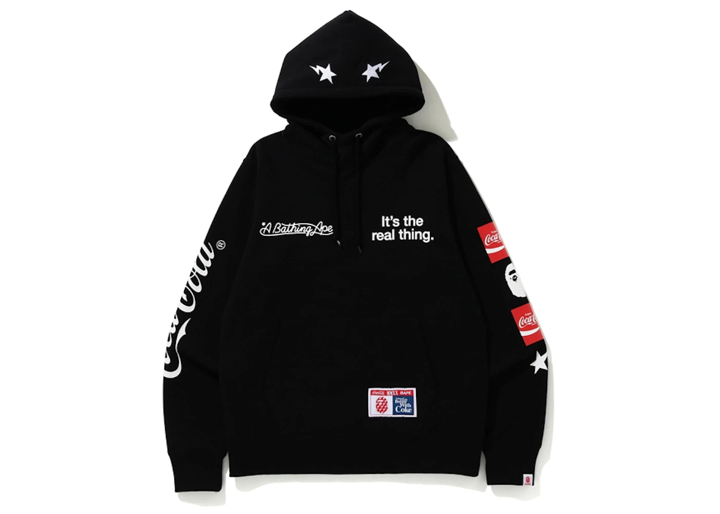 BAPE x Coca Cola Pullover Hoodie Black