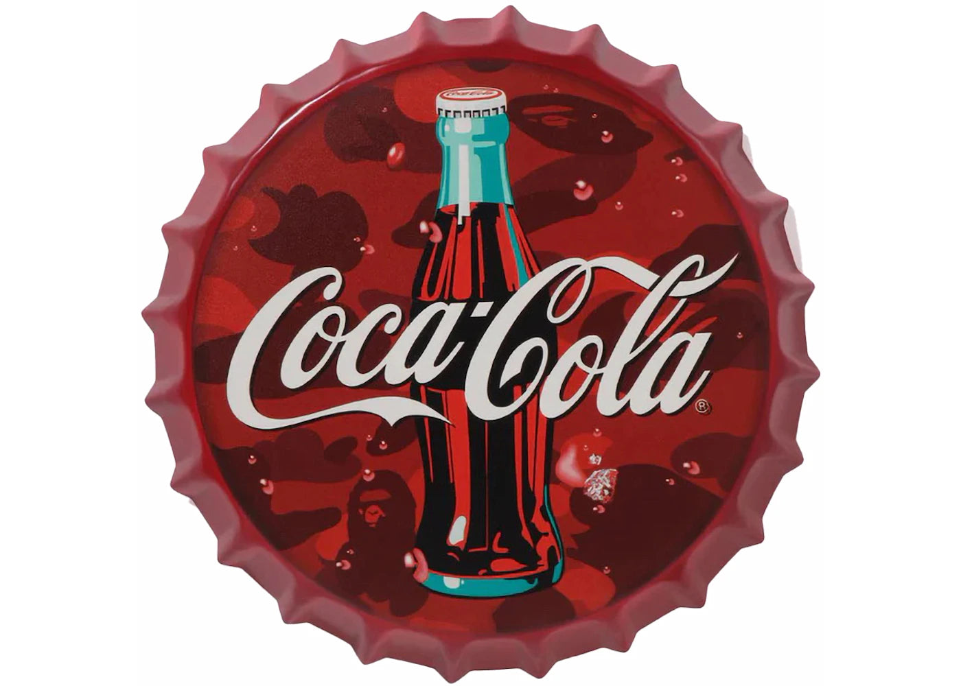 BAPE x Coca-Cola Sign Red