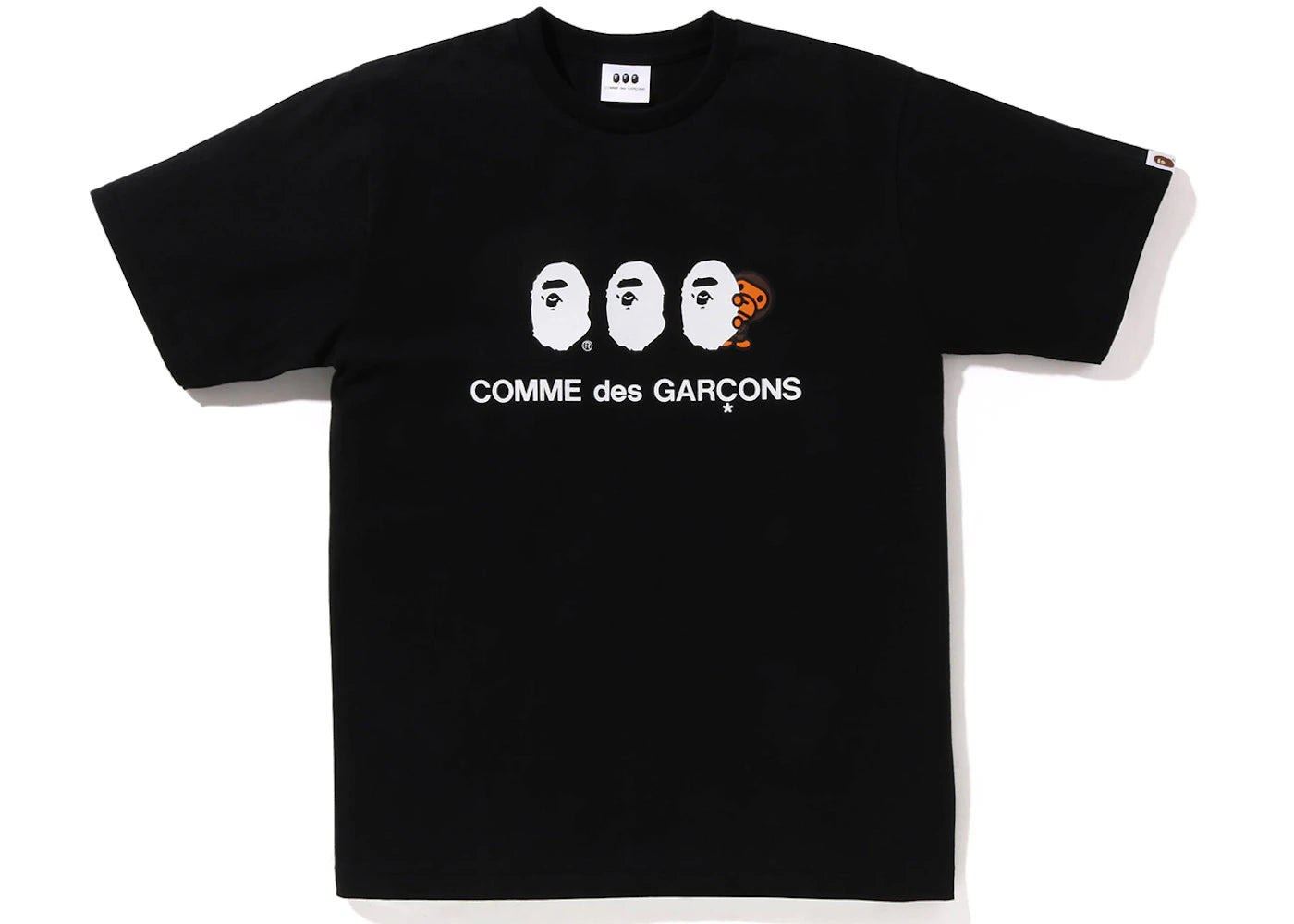 BAPE x Comme des Garcon Osaka Baby Milo #1 Tee Black