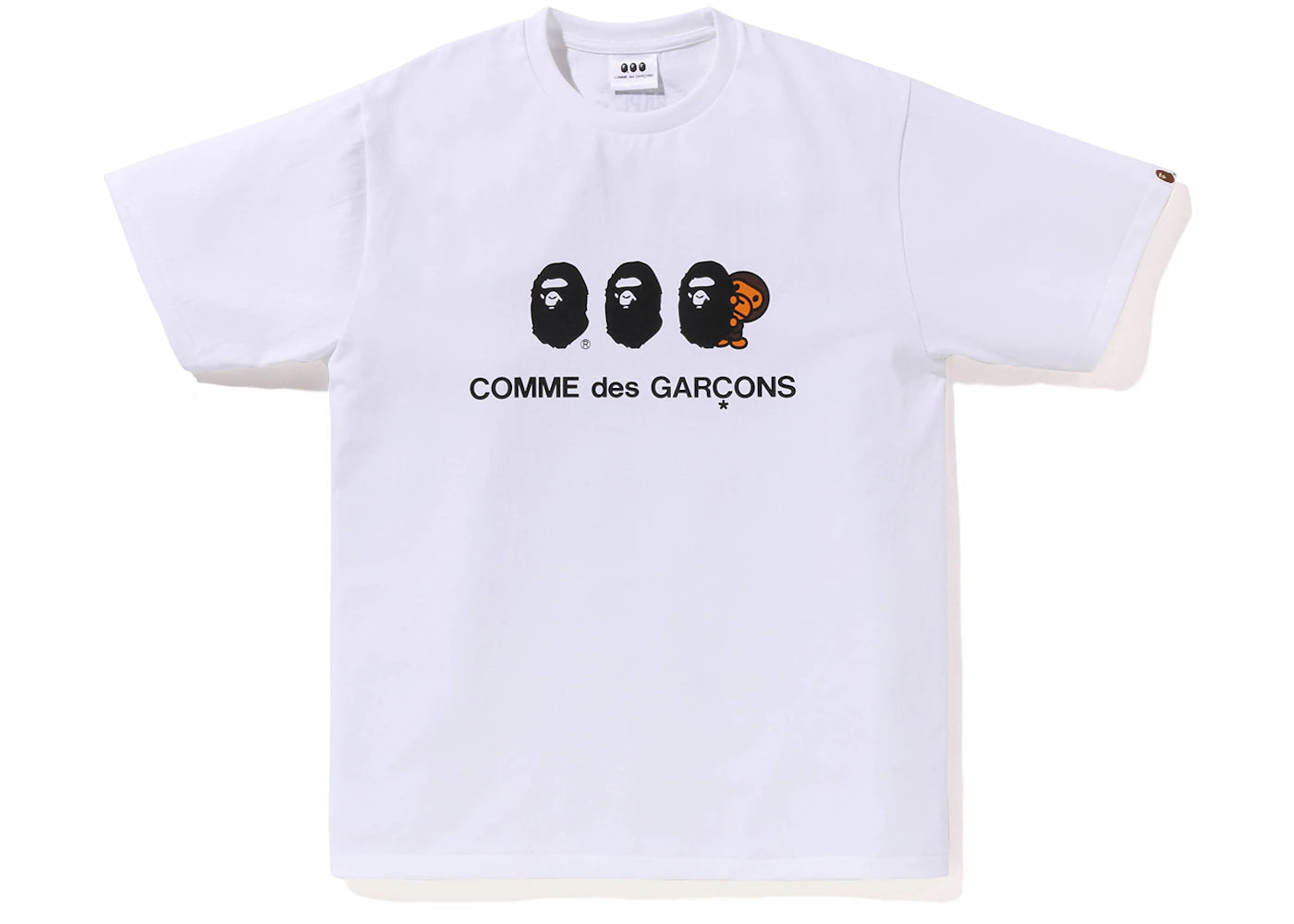BAPE x Comme des Garcon Osaka Baby Milo #1 Tee White