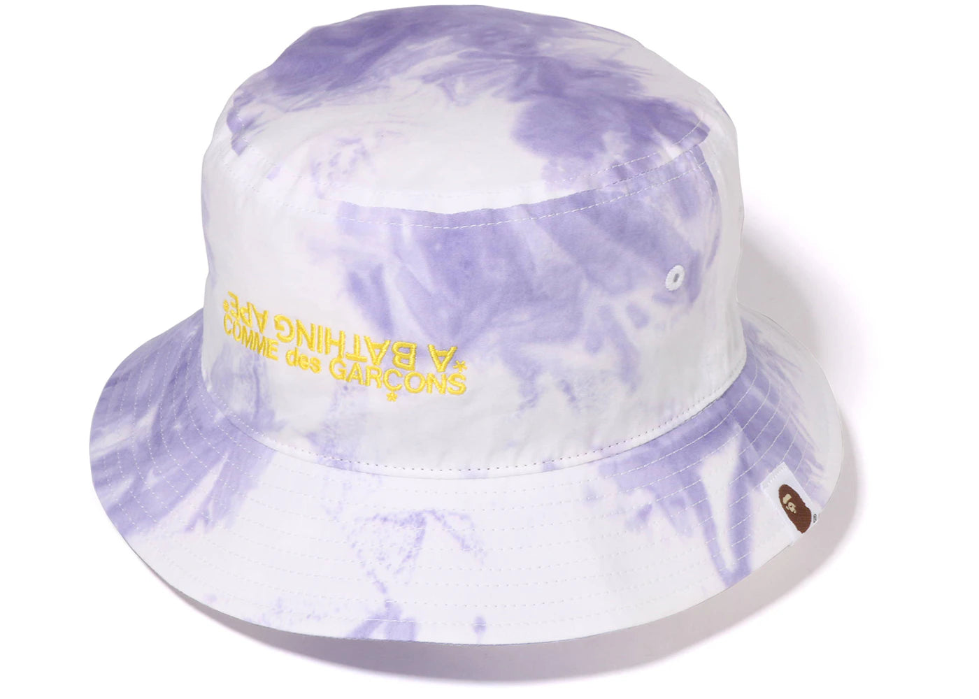 BAPE x Comme des Garcon Osaka Tie Dye Bucket Hat Purple