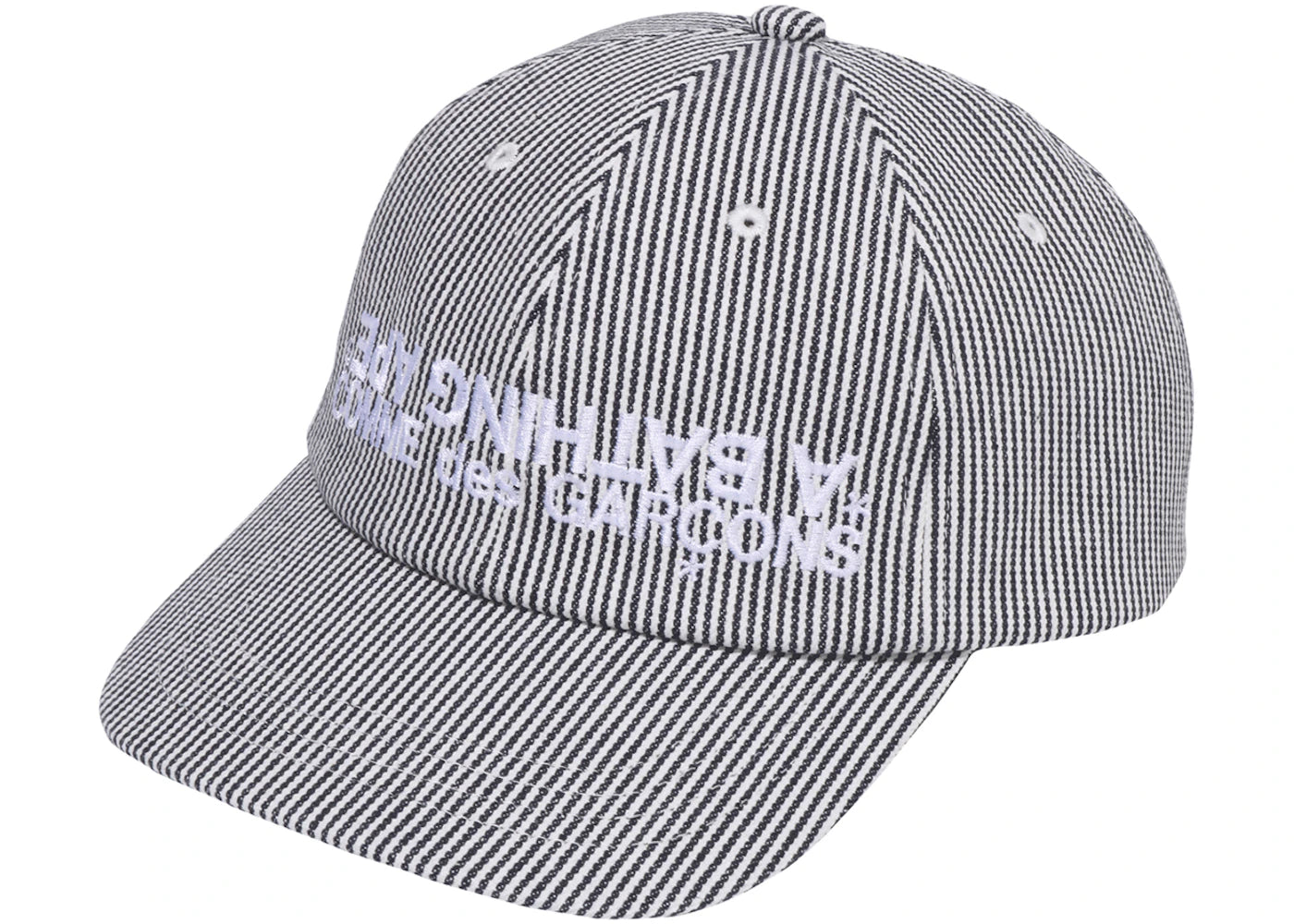 BAPE x Comme des Garcons Hickory Panel Cap Navy