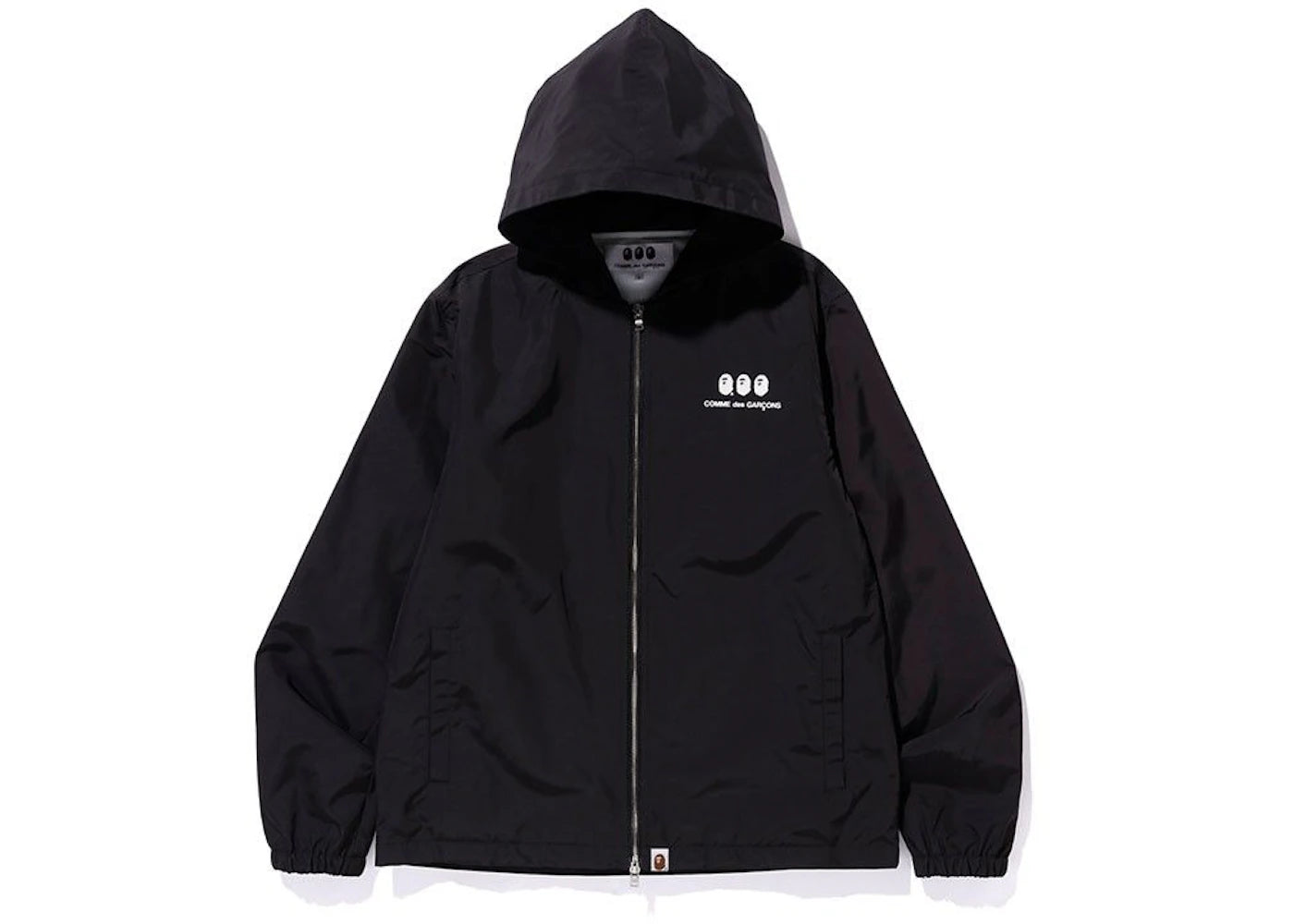 BAPE x Comme des Garcons Hoodie Jacket Black