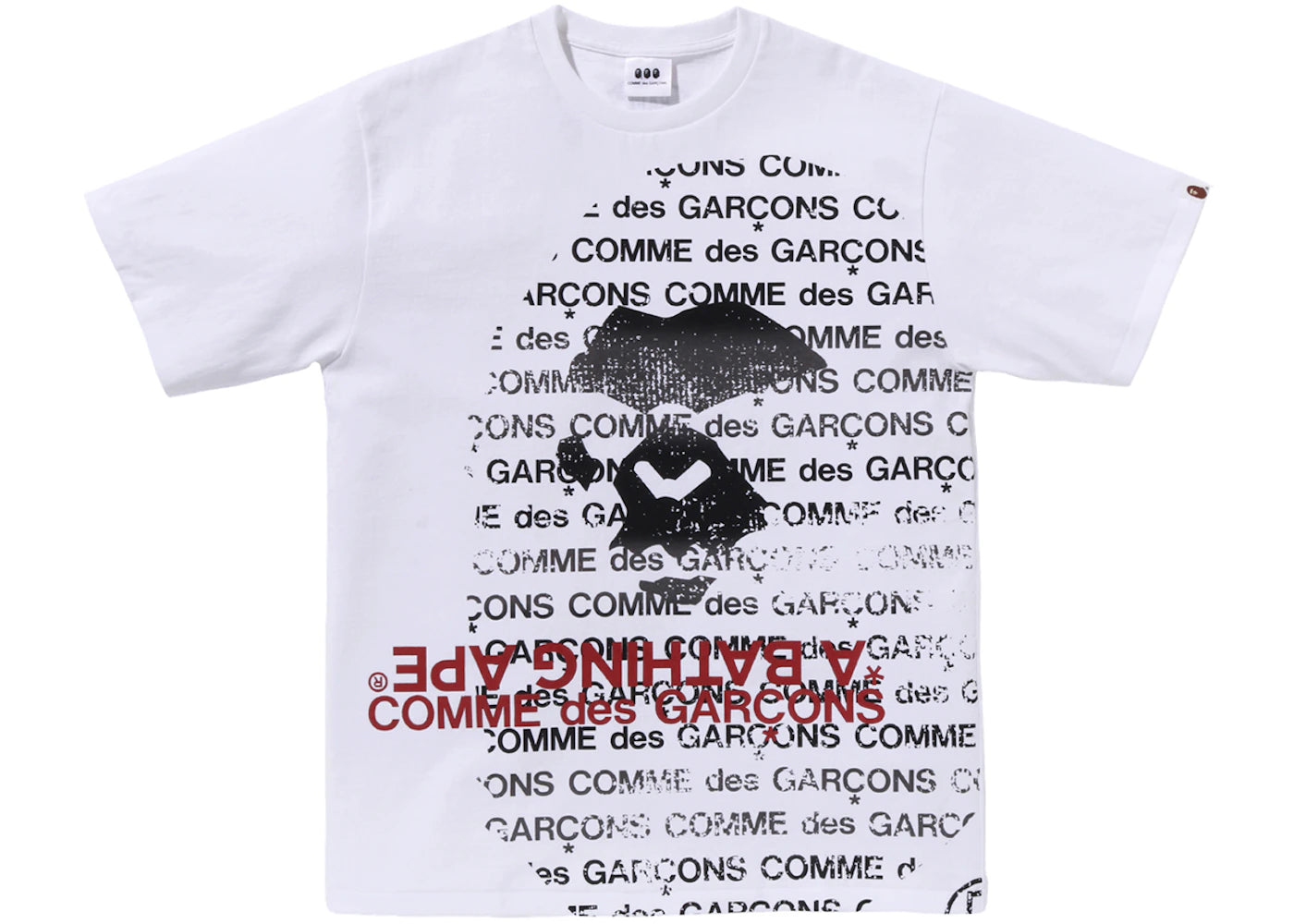 BAPE x Comme des Garcons Osaka II Tee White