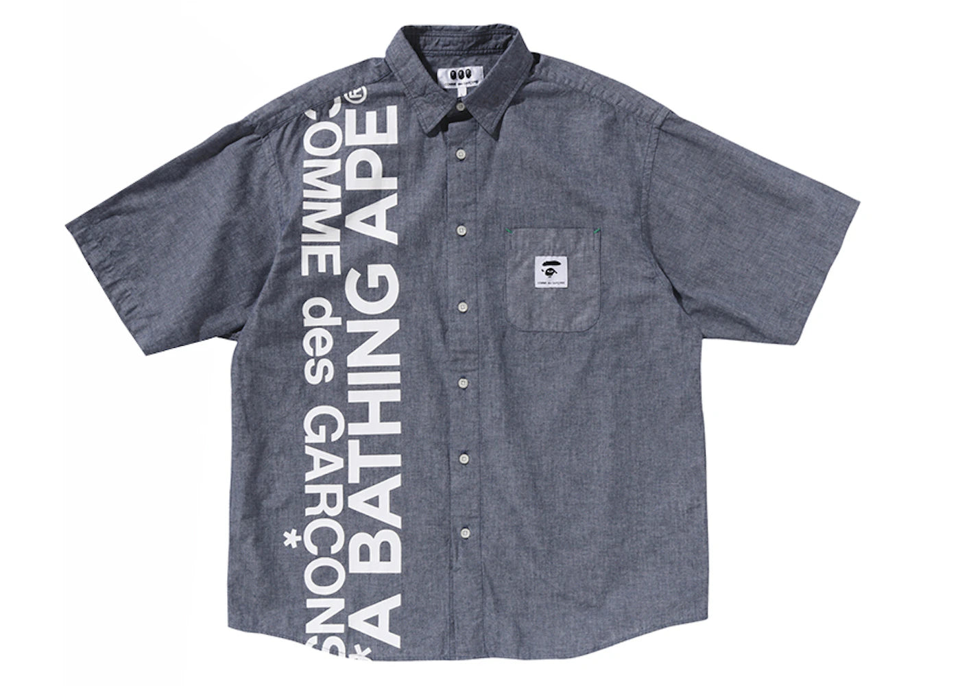 BAPE x Comme des Garcons Osaka S/S Shirt Light Indigo