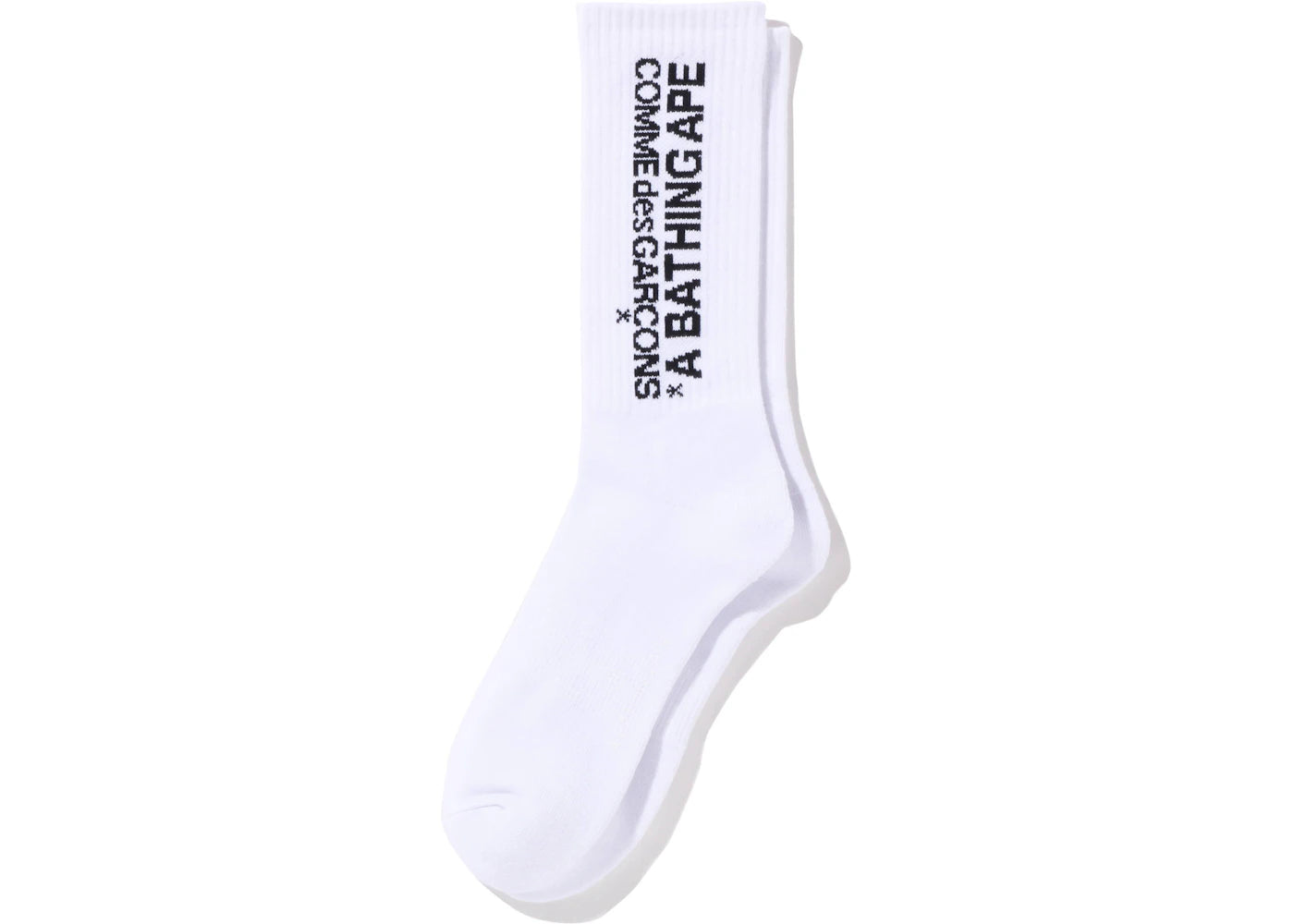 BAPE x Comme des Garcons Osaka Socks White