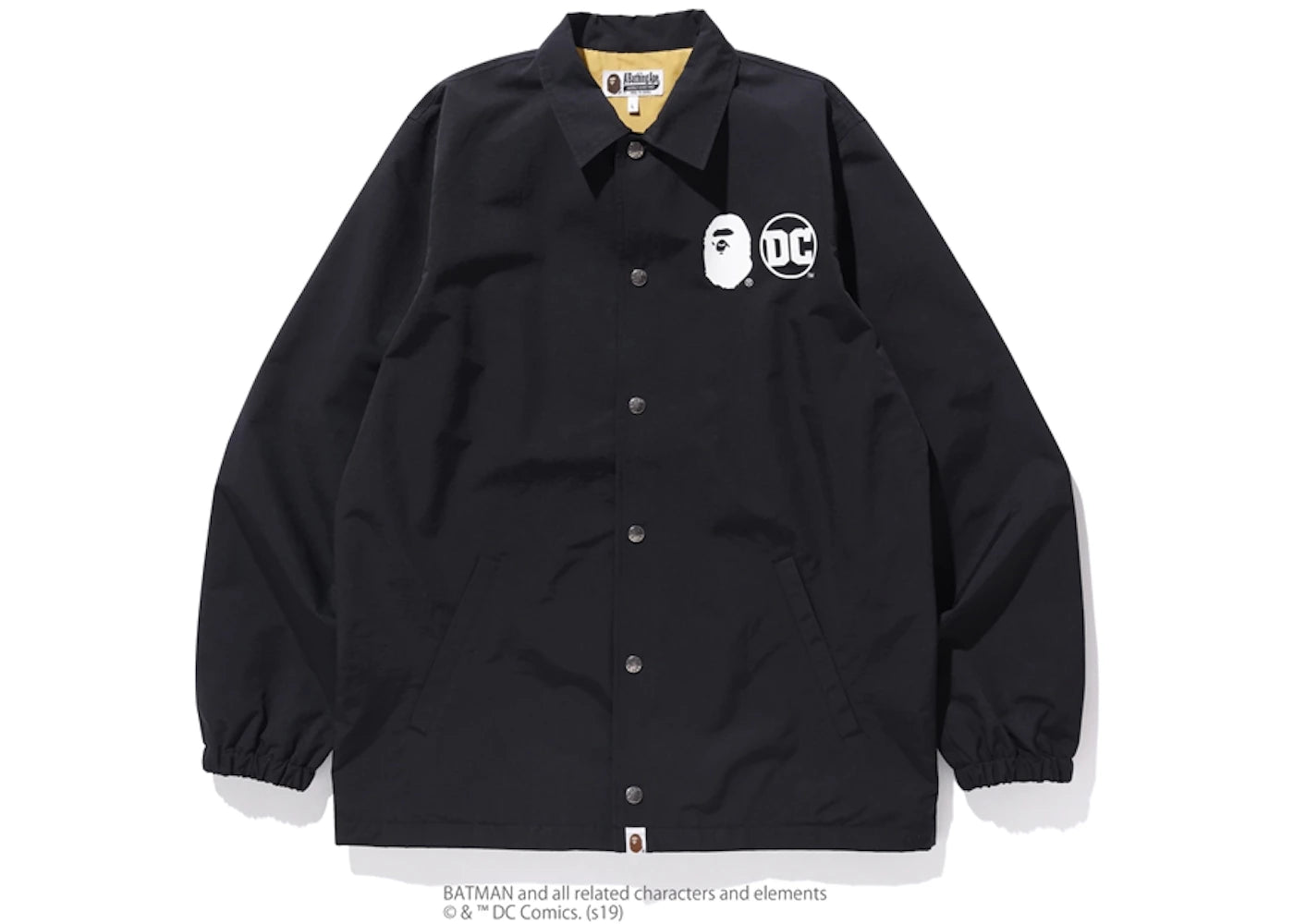 BAPE x DC Batman Coach Jacket Black