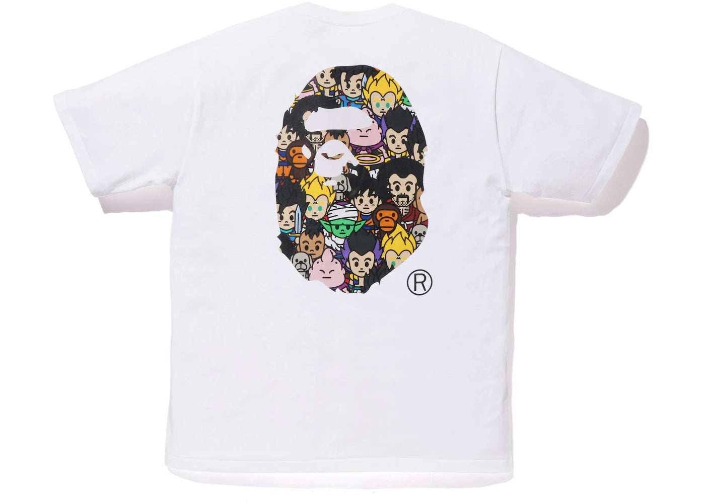 BAPE x Dragon Ball Z Ape Head Tee White