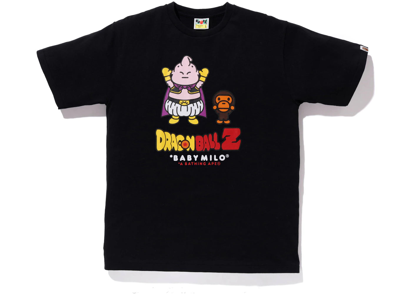 BAPE x Dragon Ball Z Majin Buu Baby Milo Tee Black