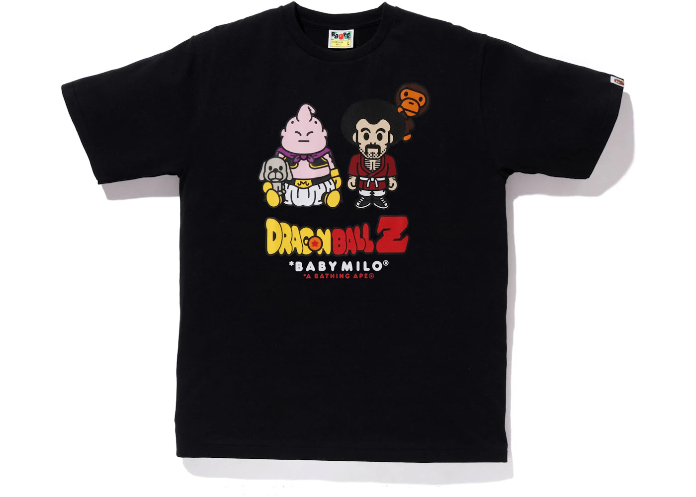 BAPE x Dragon Ball Z Majin Buu & Mr. Satan Baby Milo Tee Black