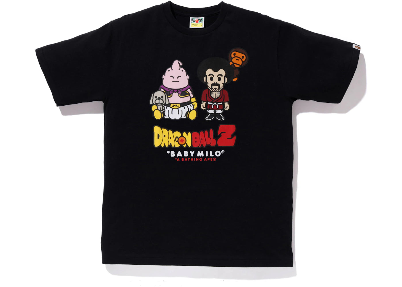 BAPE x Dragon Ball Z Majin Buu & Mr. Satan Baby Milo Tee (Kids) Black