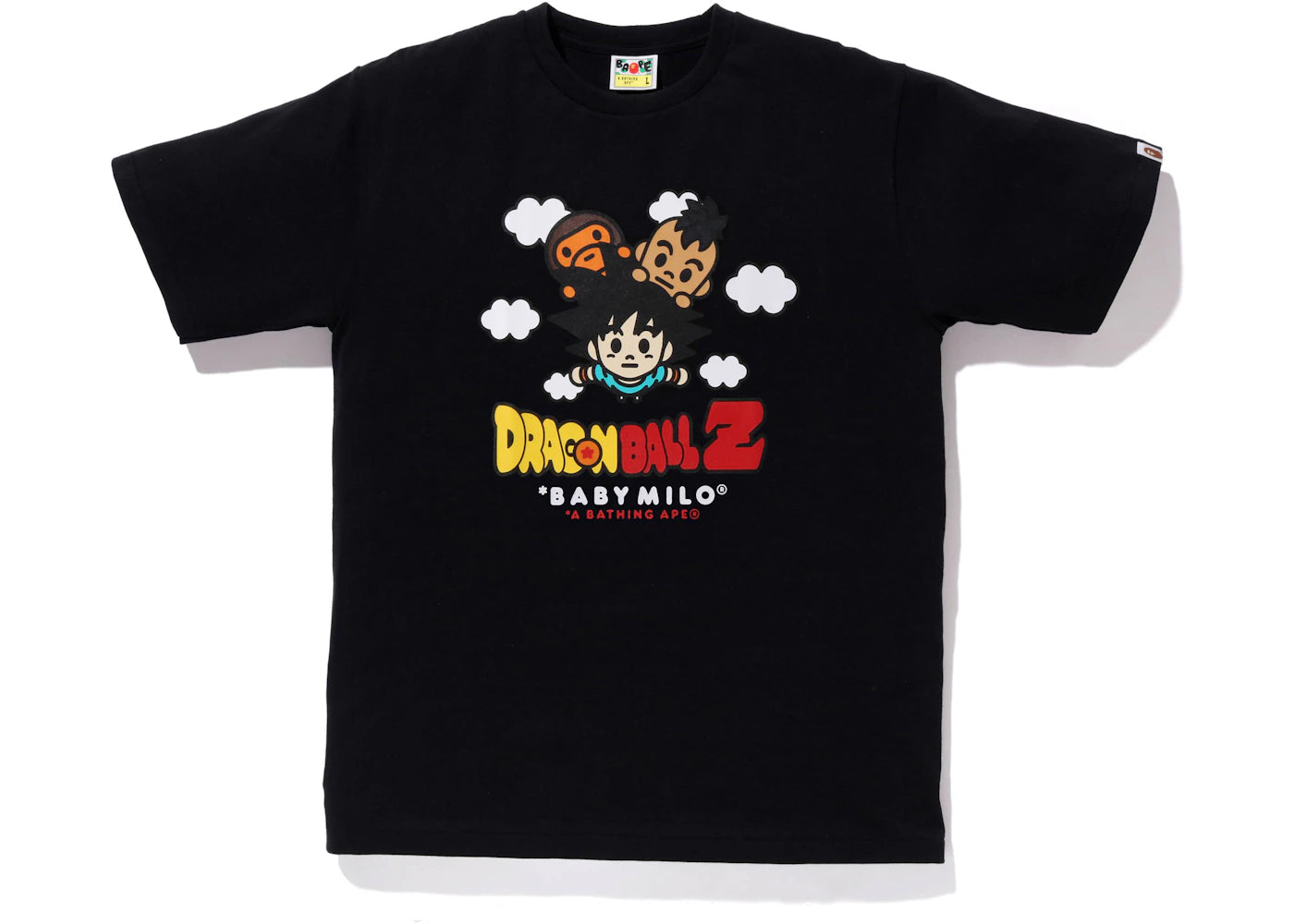 BAPE x Dragon Ball Z Son Goku & Uub Baby Milo Tee Black