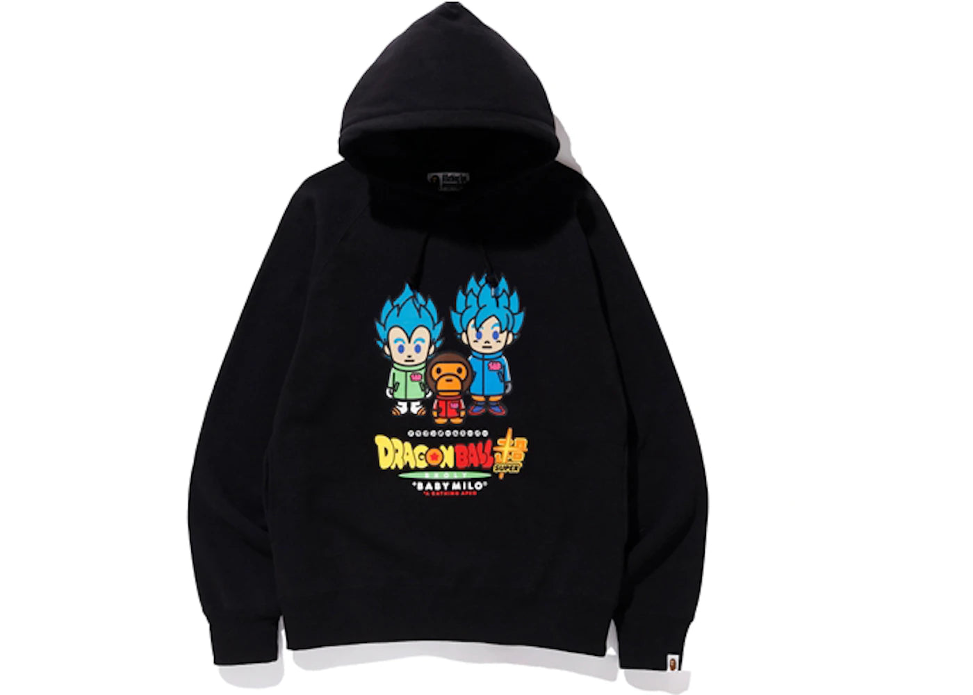 BAPE x Dragonball Super Son Goku & Vegeta Hoodie Black