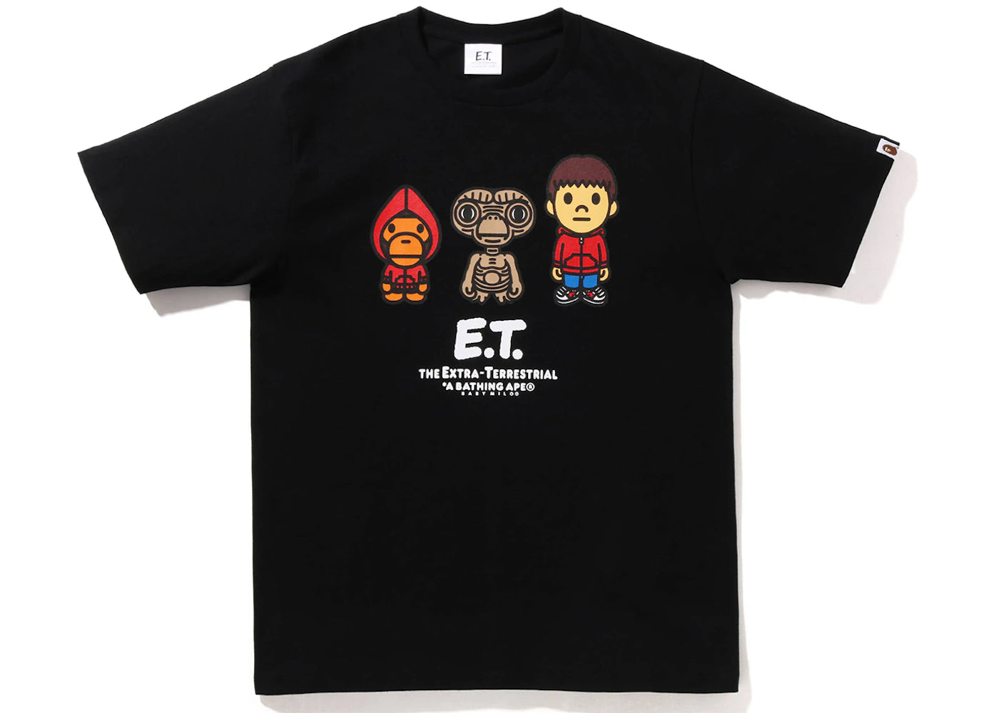 BAPE x E.T. Kids Baby Milo Tee Black