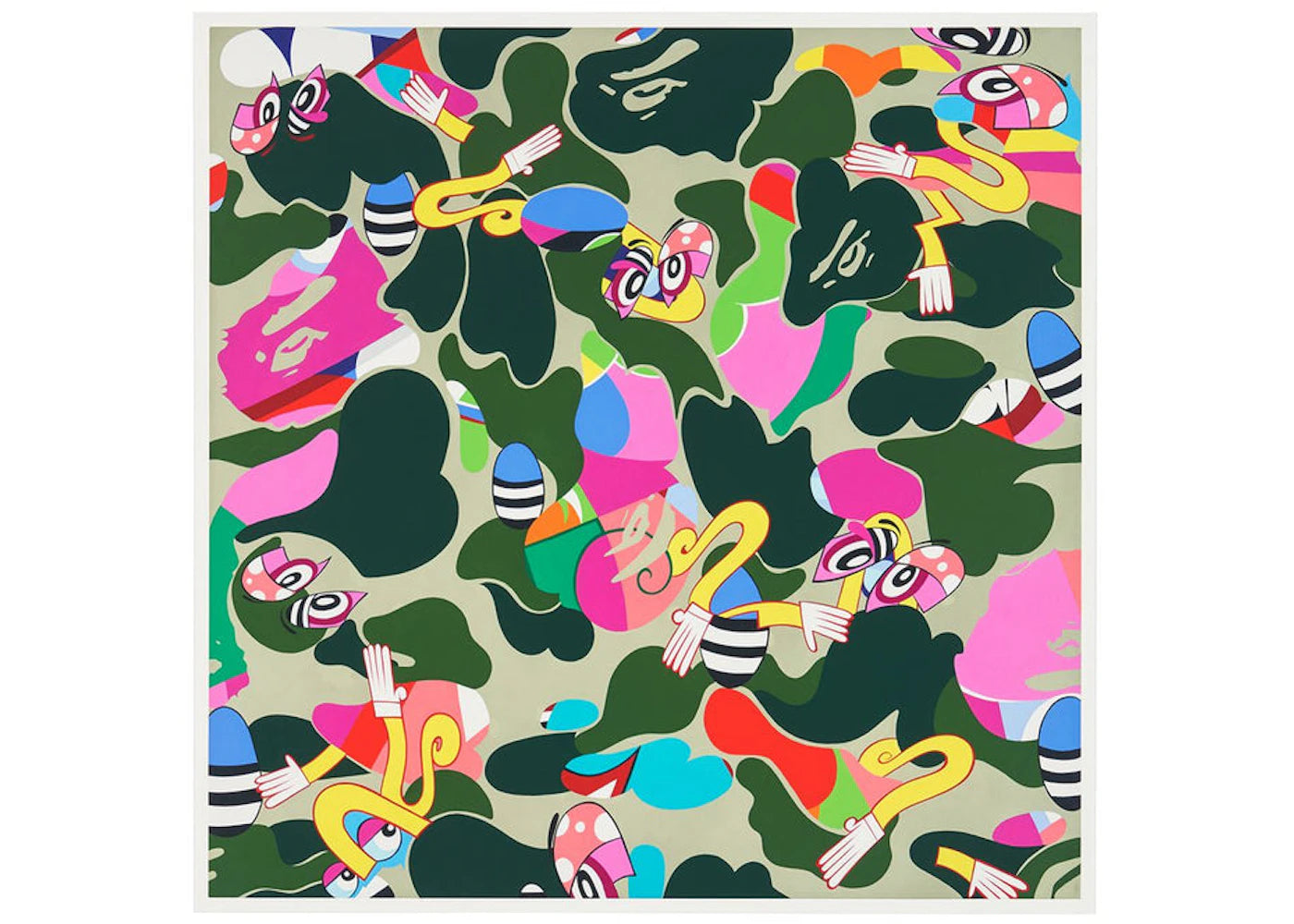 BAPE x Erickink Green By Eric Inkala Print