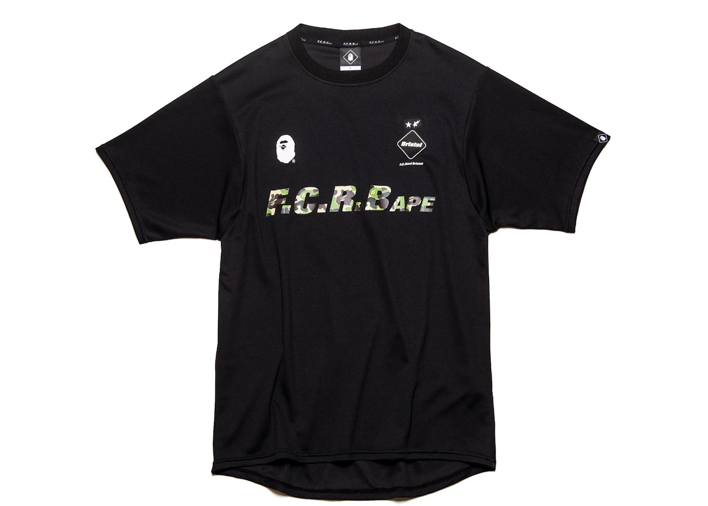BAPE x F.C.R.B. 938 Team Tee Black