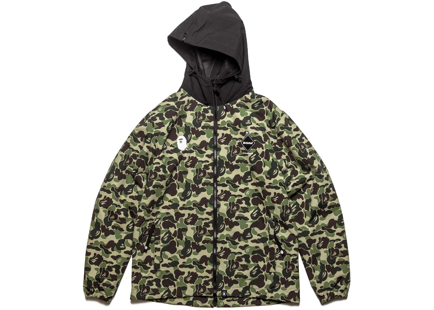 BAPE x F.C.R.B. Seperate Practice Jacket Camo