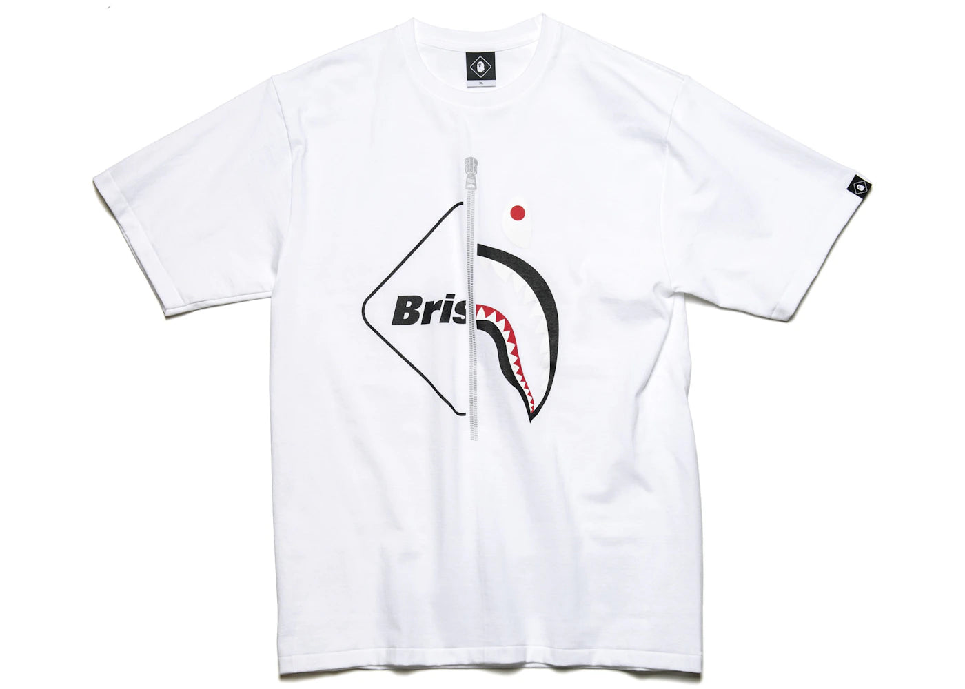 BAPE x F.C.R.B. Shark Tee White
