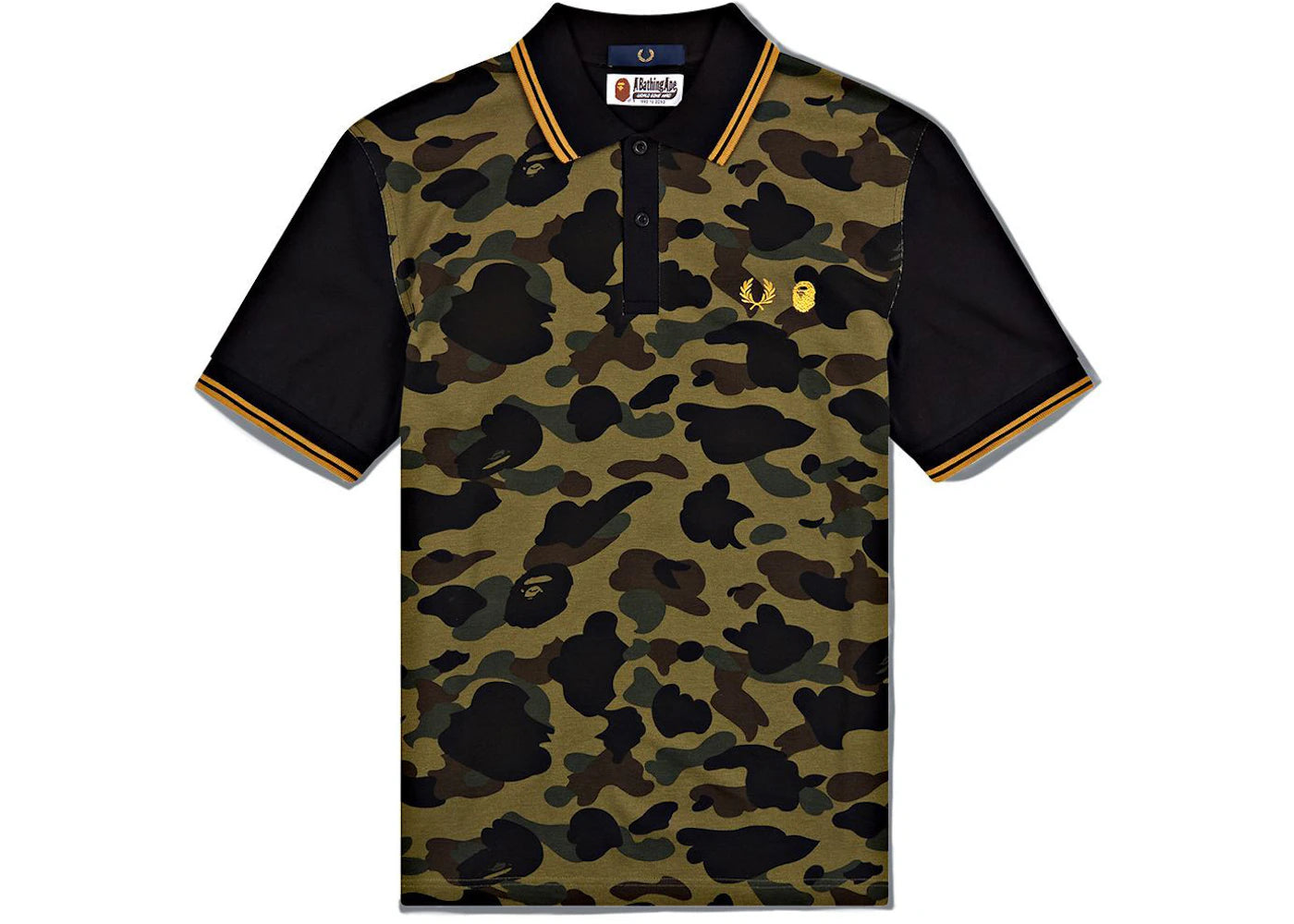 BAPE x Fred Perry Polo Shirt Green