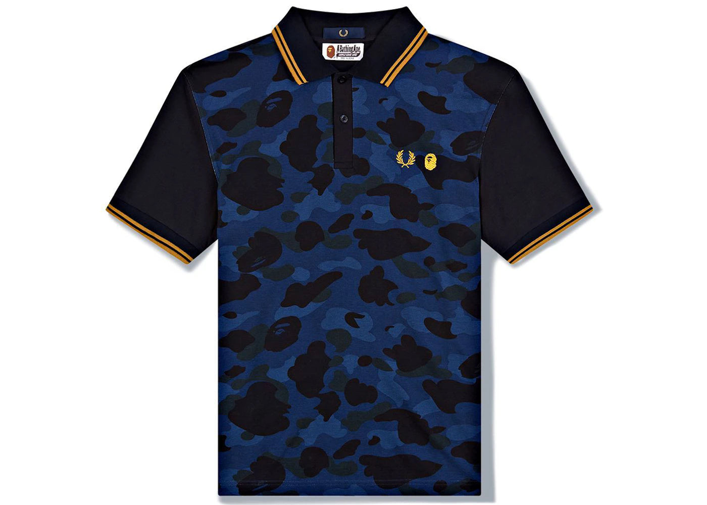 BAPE x Fred Perry Polo Shirt Navy