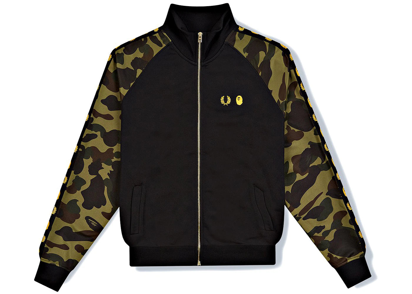 BAPE x Fred Perry Track Jacket Green