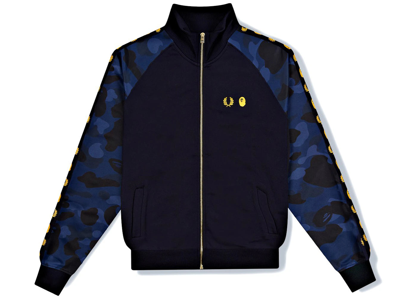 BAPE x Fred Perry Track Jacket Navy