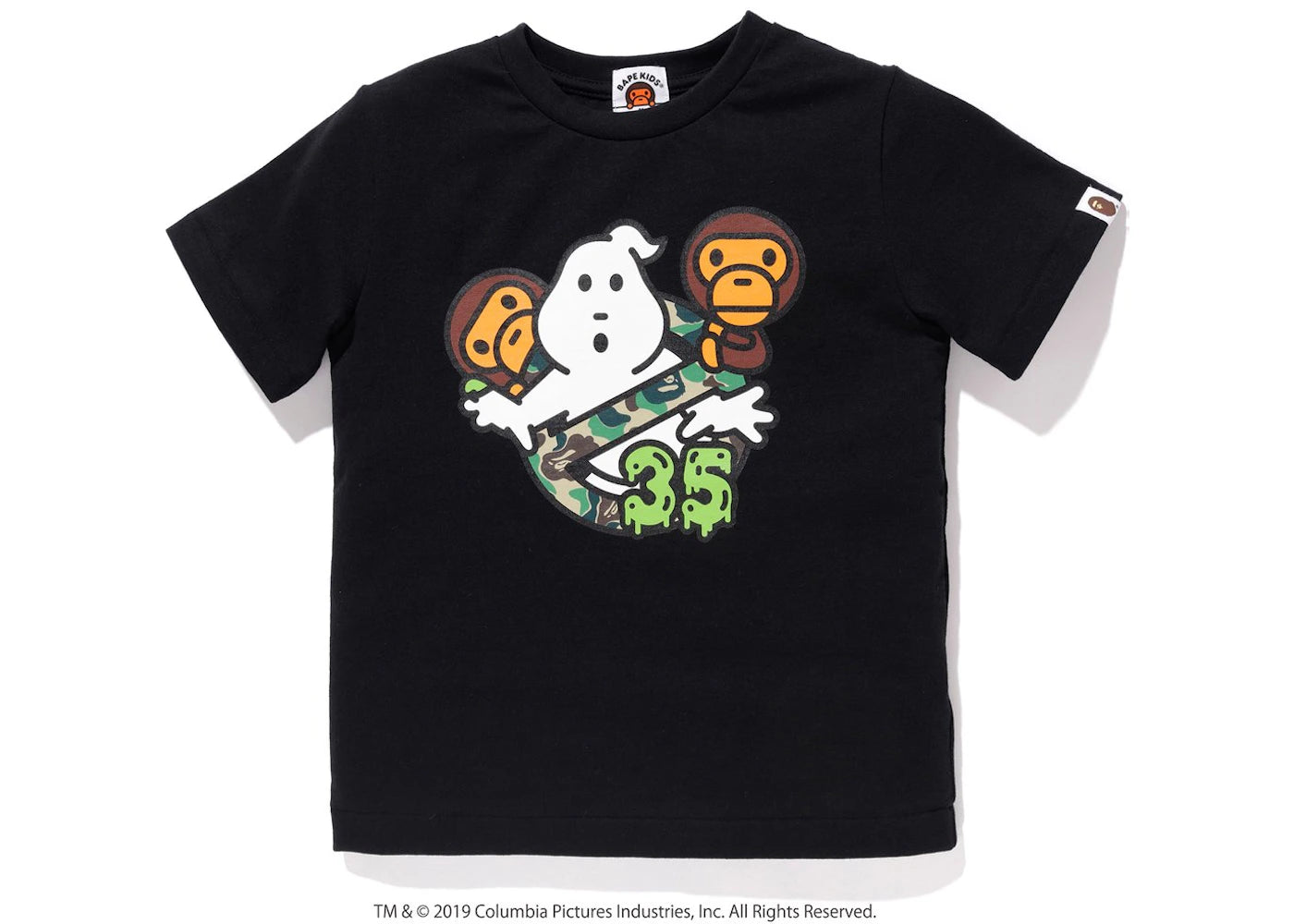 BAPE x Ghostbusters Baby Milo Kids Tee #6 Black