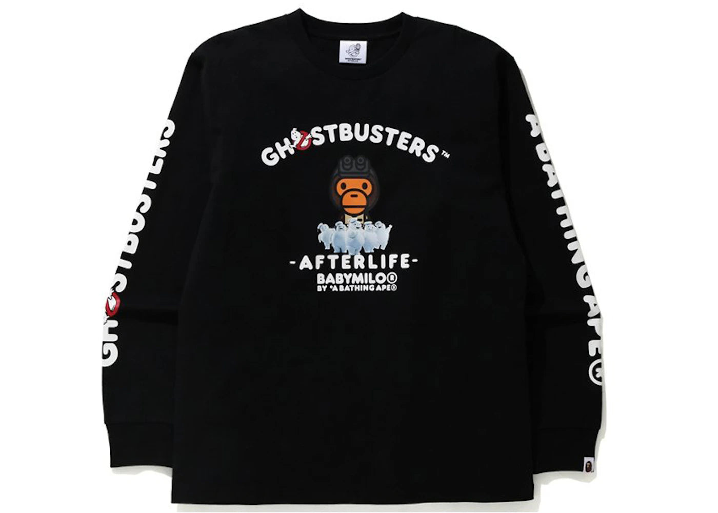 BAPE x Ghostbusters Baby Milo L/S Tee Black