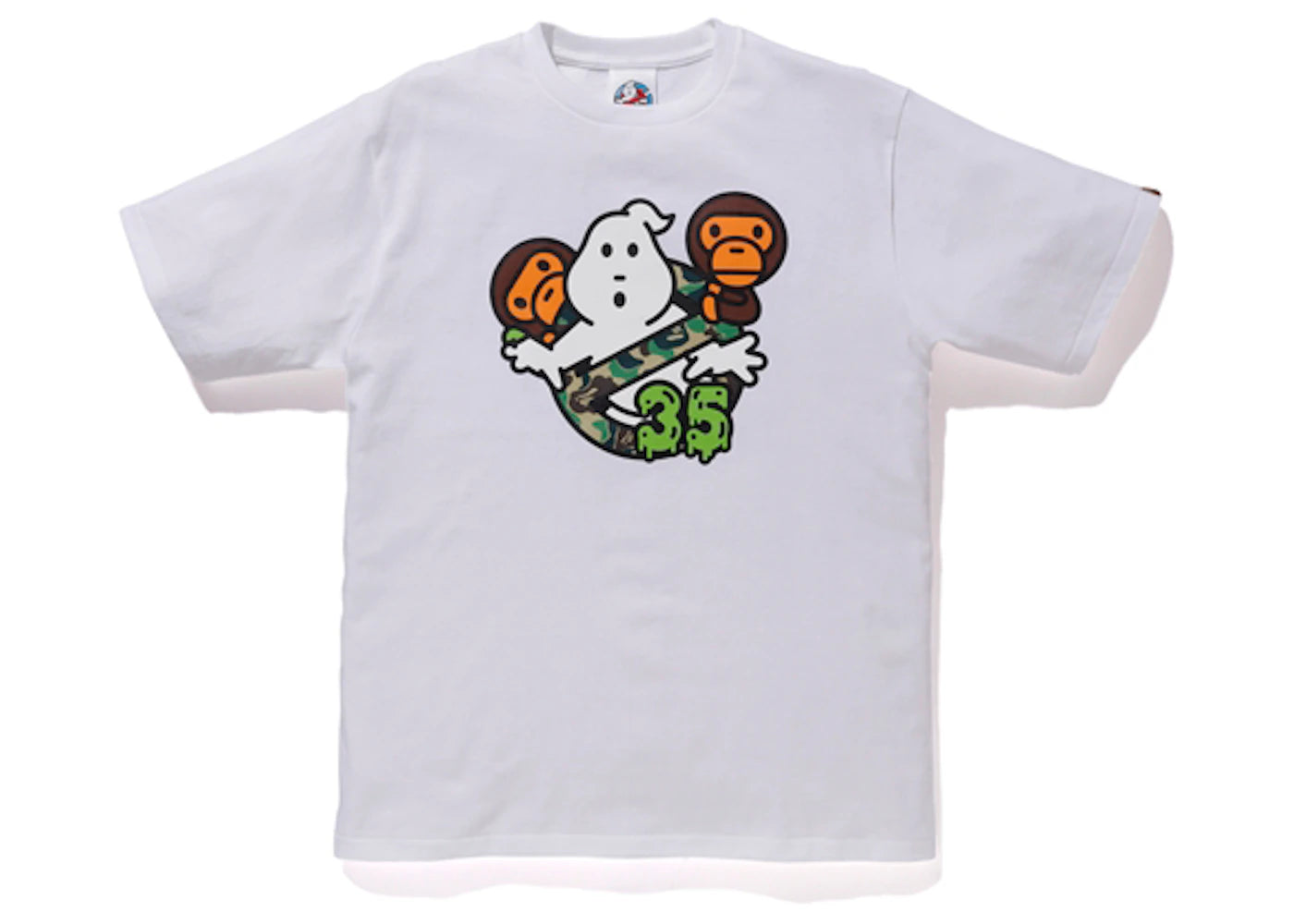 BAPE x Ghostbusters Baby Milo Tee #6 White