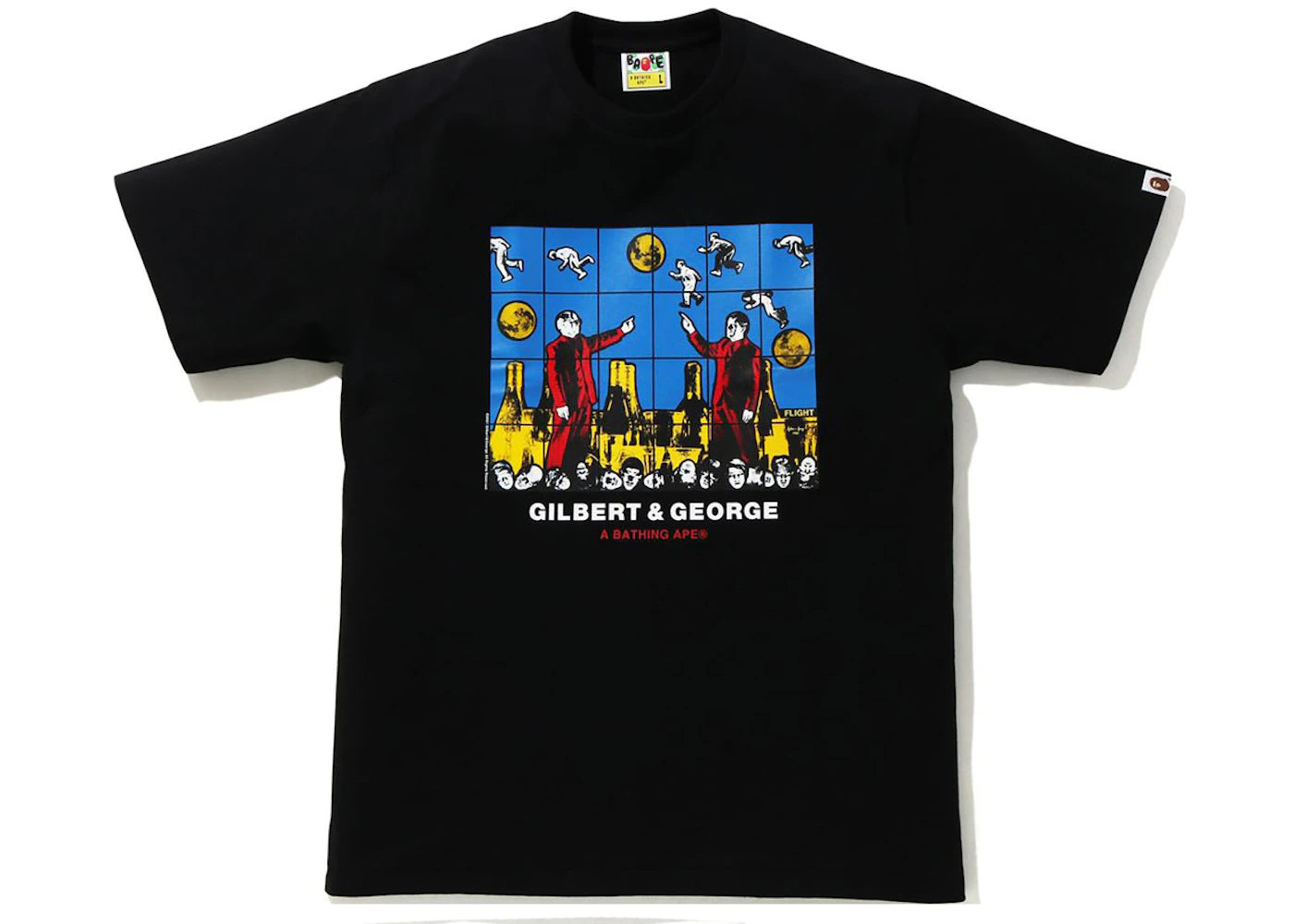 BAPE x Gilbert & George Flight Tee Black