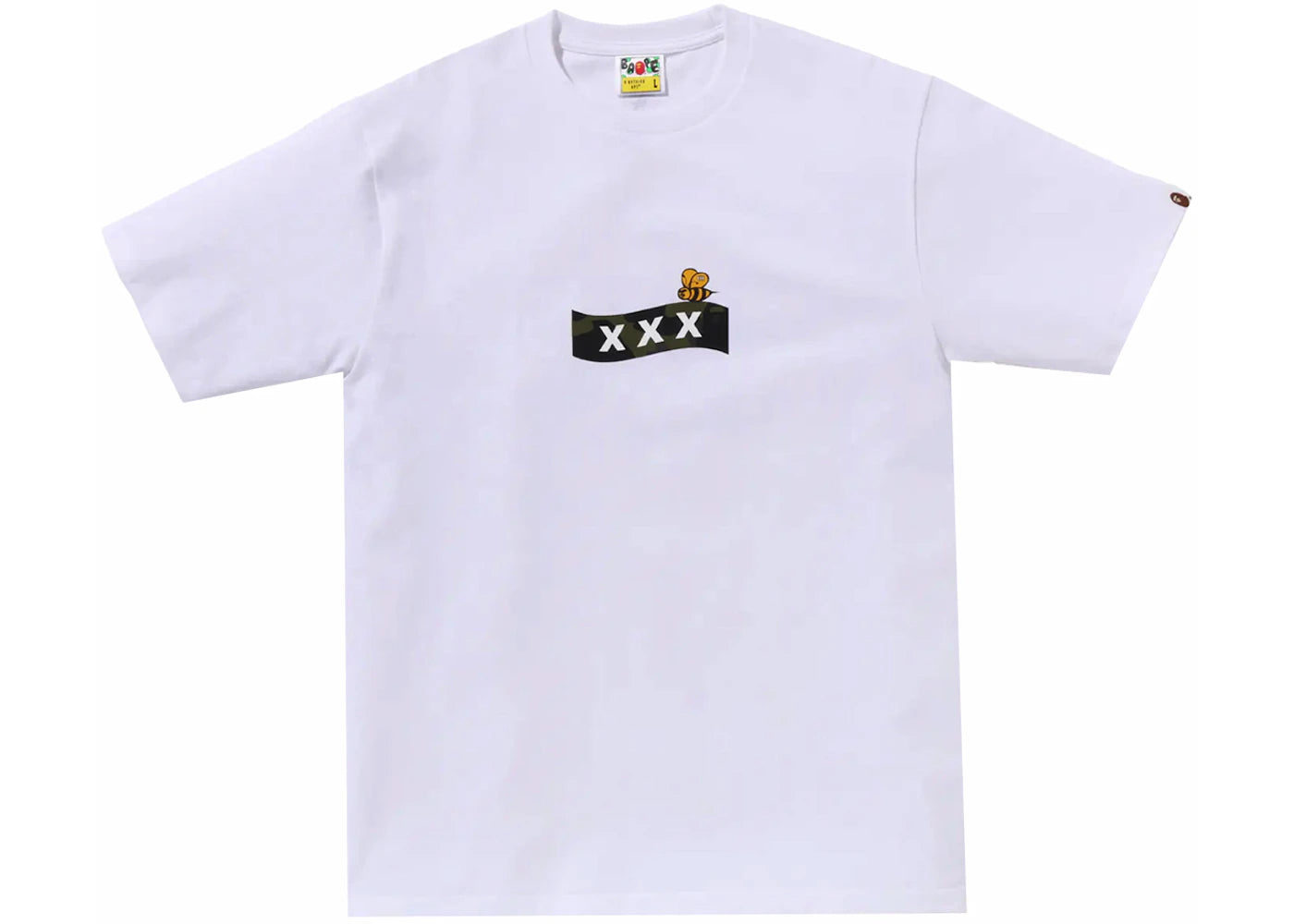 BAPE x God Selection XXX Tee White