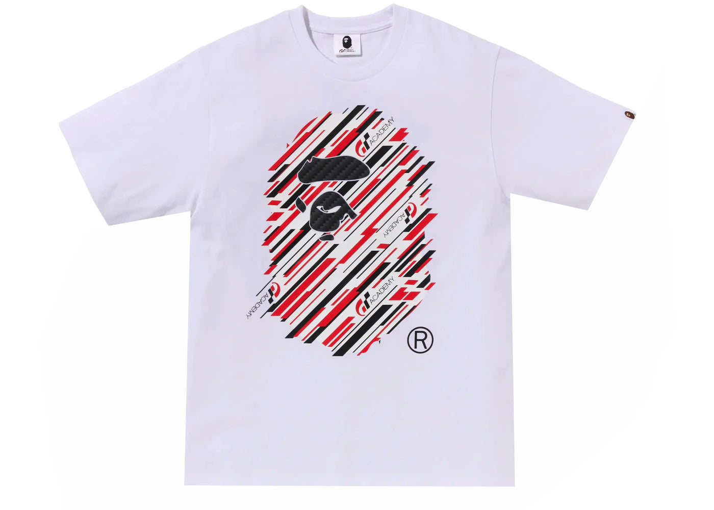 BAPE x Gran Turismo Ape Head #2 Tee White