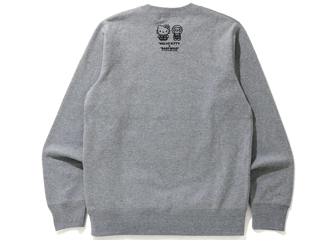 BAPE x Hello Kitty Baby Milo London Crewneck Gray